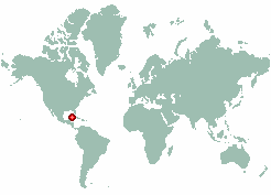 Calientes in world map